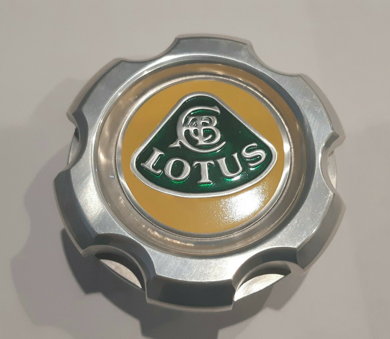 Silver aluminum oil cap for lotus Elise Exige Evora
