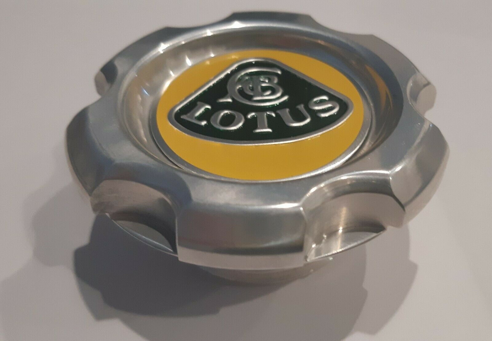 Silver aluminum oil cap for lotus Elise Exige Evora