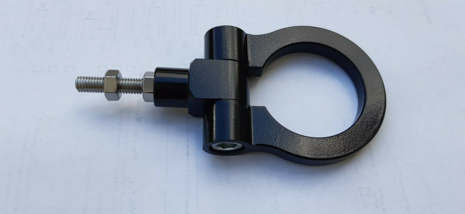 Tow hook black for Lotus S1 S2 S3 Elise Exige - front towhook